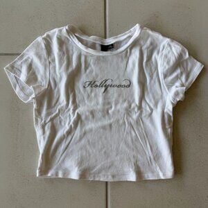 Garage baby tee with 'Hollywood' Print